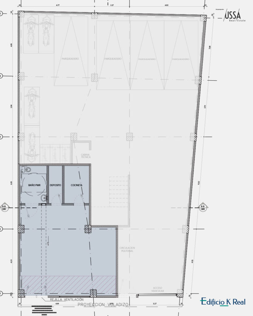 Ubicación Local comercial, deposito cocineta
