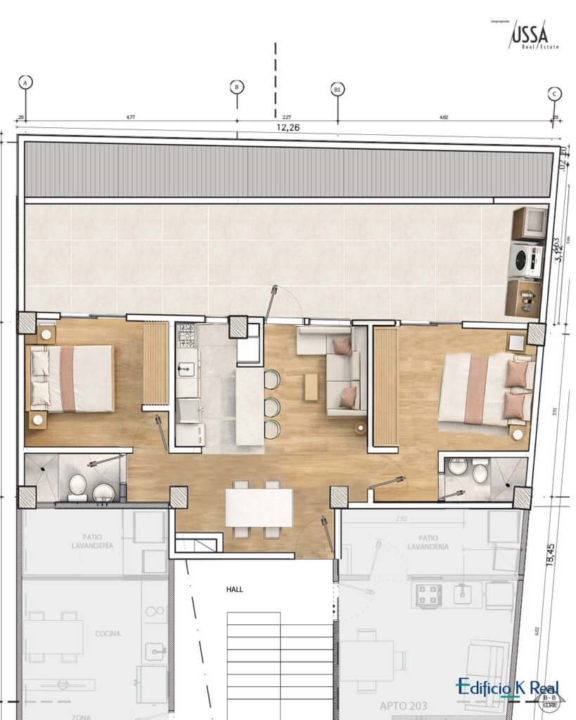 Ubicación General SEGUNDO PISO 201