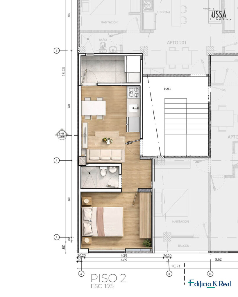 Ubicación General SEGUNDO PISO 202